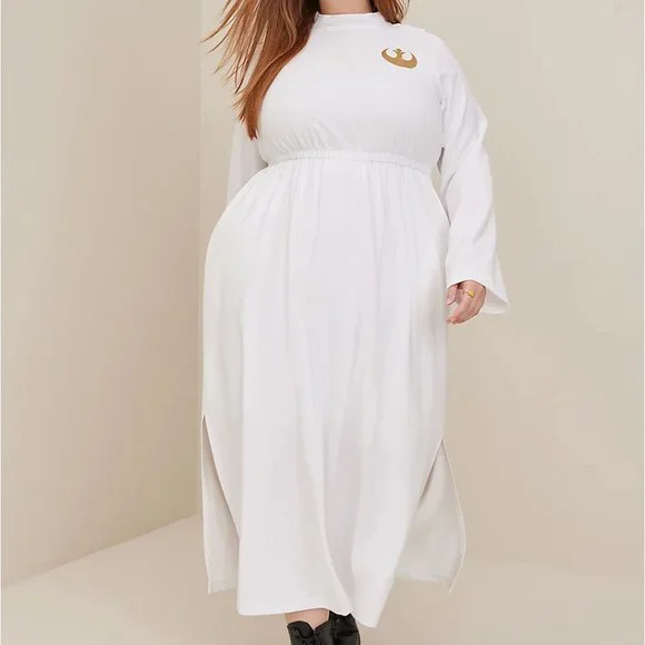torrid princess leia dress Plus Size - Angel Hi-Low Bell Sleeve Costume